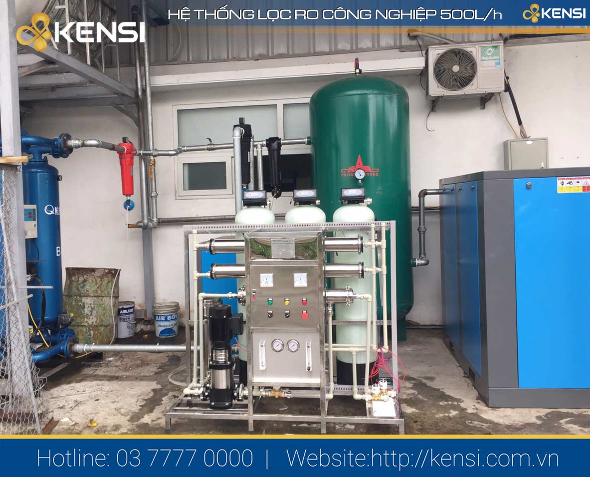 Hệ thống máy lọc nước công nghiệp 500l/h