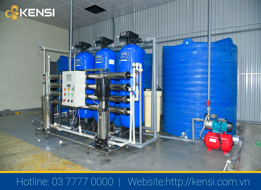 Hệ thống lọc nước công nghiệp chuyên rửa linh kiện điện tử